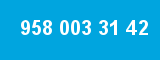 958 003 31 42 958 003 31 42